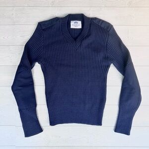 DSCP Men’s Guardian Collection Wool Navy Service Sweater US Military | Size 44R